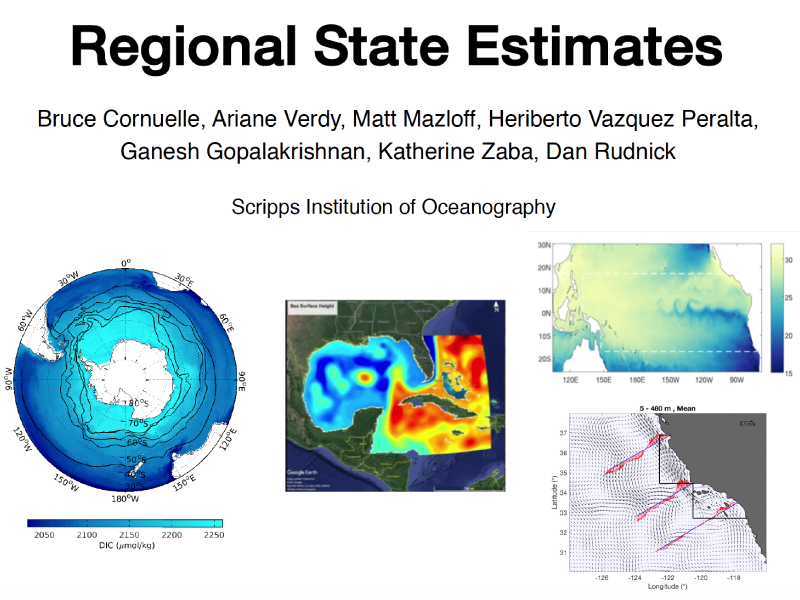 Presentation title page: Regional State Estimates