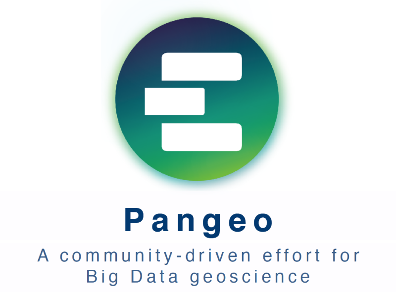 Presentation title page: Pangeo: A Community-driven Effort for Big Data Geoscience