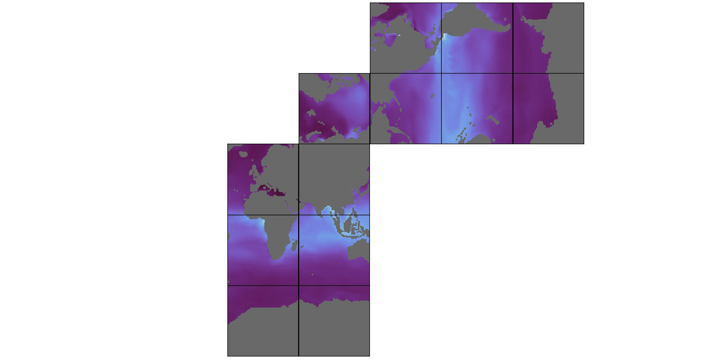 ECCO Ocean Density, Stratification, and Hydrostatic Pressure - Daily Mean llc90 Grid