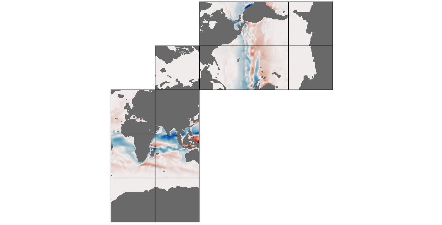 ECCO Ocean Three-Dimensional Potential Temperature Fluxes - Monthly Mean llc90 Grid